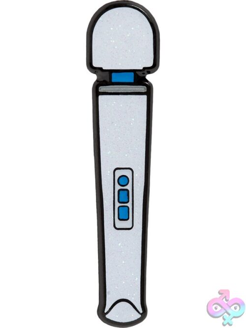 Magic Wand Rechargeable Enamel Lapel Pin - Image 2