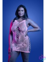 Magnetism Glow-in-the-Dark Lace Knit Dress – Curvy Size - Image 2