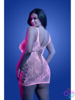 Magnetism Glow-in-the-Dark Lace Knit Dress – Curvy Size - Image 3