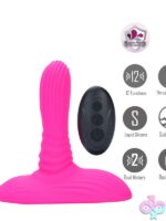 Adira Vibrating & Thrusting Dong with Remote – Pink - Image 3