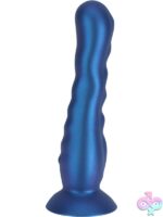 Rippled Silicone Vibrator — Maia Aurora by Maia Toys in blue