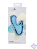 Maia Averi dual motor vibrating plug and clitoral stimulator in blue and green
