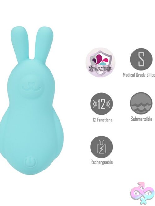 Maia Bri Bunny Ear Vibrator – Teal - Image 3