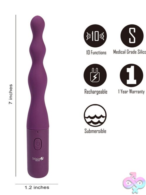 Maia Dani Beaded Rechargeable Vibrator - Image 3