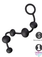 Grayson Silicone Anal Beads in Black - Image 2