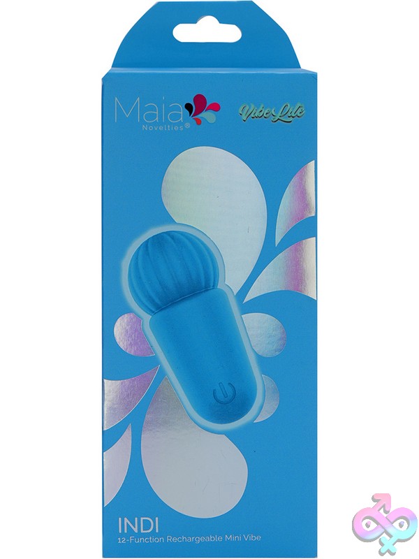 Discreet-Toys-Maia-Indi-Blue-Nu-Mt-Bo-25-29 Maia Indi Mini Bullet Vibrator In Blue Silicone By Maia Toys