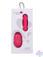Pink silicone remote control bullet vibrator with USB charger by Maia Toys