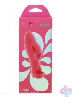 Red liquid silicone finger vibrator wearable ring by Maia Toys