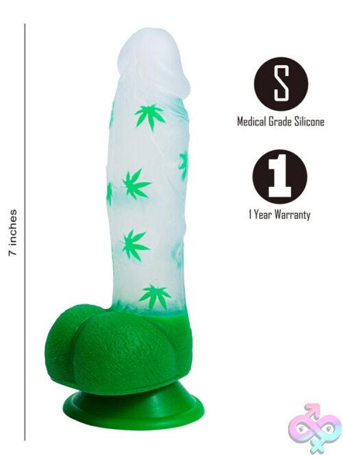 Maia Leif Cannabis Print Silicone Dildo - Image 3