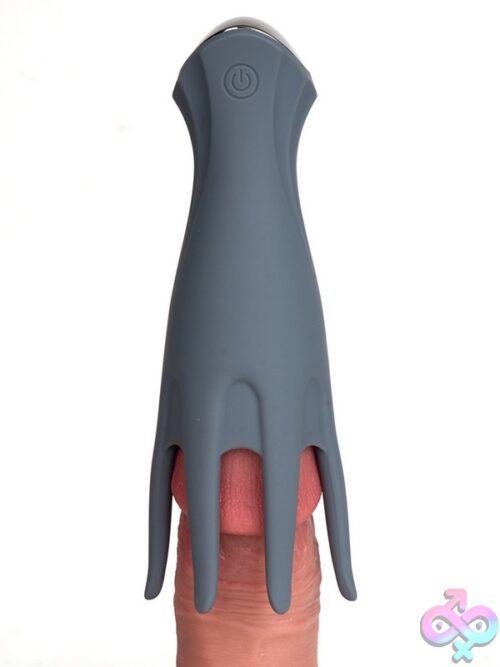 Maia Leo Vibrating Head Tickler – Gray - Image 2
