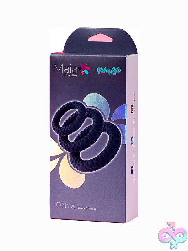 Discreet-Toys-Maia-Onyx-3-Piece-Liquid-Silicone-Cock-Ring-Set-Nu-Mt-Af-010 Three-Piece Graduated Liquid Silicone Cock Ring Set In Gray By Maia Toys