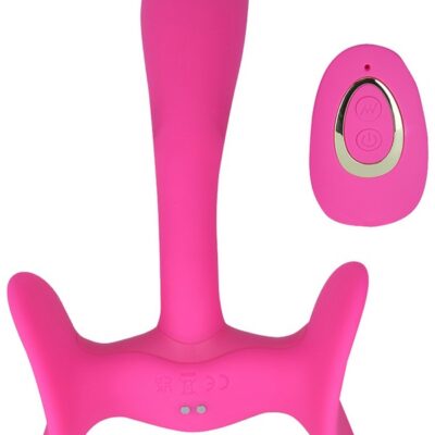 hands-free g-spot vibrator Maia Paislee in pink silicone by Maia Toys