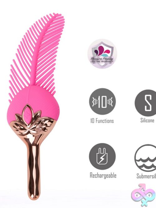 Maia Rayne Tickling Feather Vibrator – Pink - Image 3