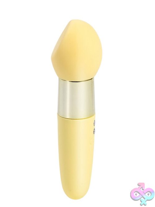 Maia Rina Dual Motor Mini Wand Vibrator – Yellow - Image 2