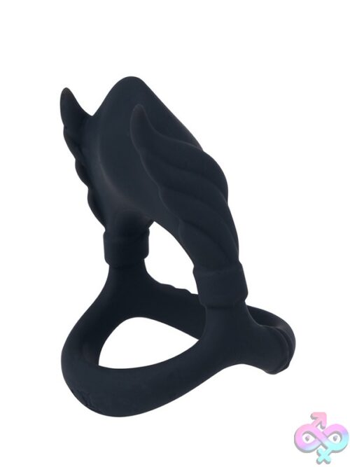 Maia Rocky Vibrating Cock Ring – Black - Image 2