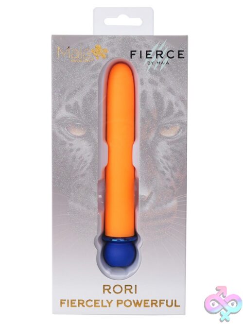 Maia Rori Clitoral Vibrator In Pink Silicone On A Soft Neutral Background
