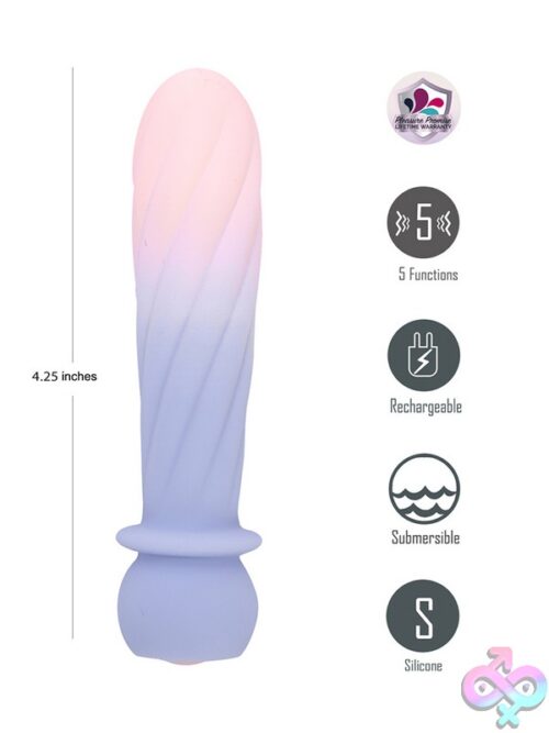 Maia Symba Swirl Flex Bullet – Pink/Purple - Image 3