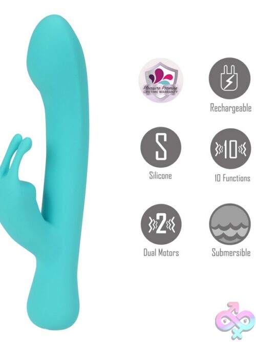 Maia Zara Teal Dual Motor Rabbit Vibrator - Image 3
