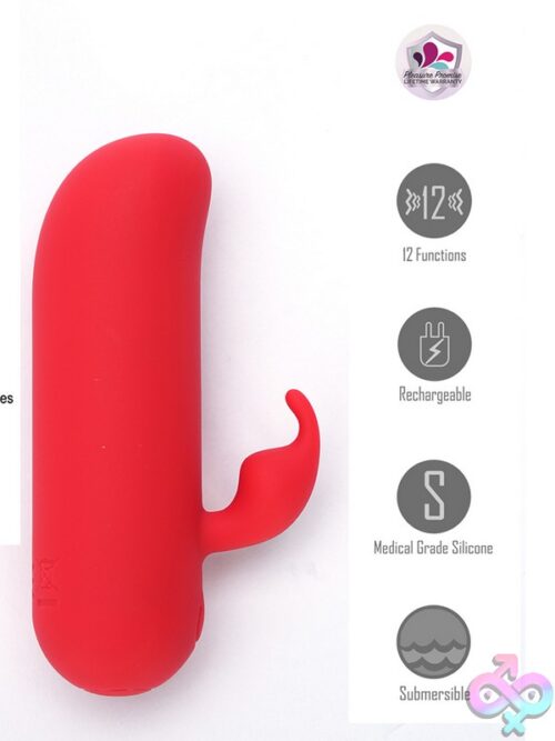 Maia Zia Mini Bullet Vibrator – Red - Image 3