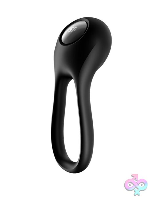Majestic Duo Vibrating Cock Ring In Black - Image 2