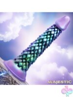 Majestic Eryndor Silicone Dildo – Opalescent Blue - Image 3