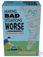 Making Bad Situations Worse Outrageous Version black card game box by Kheper Games