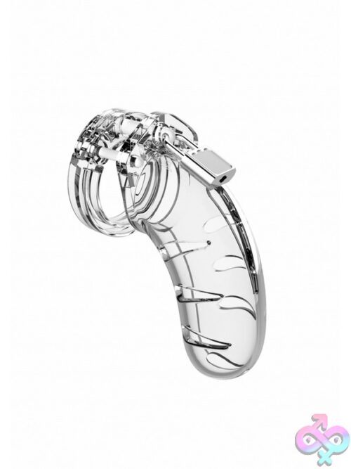 Mancage Chastity Cock Cage Clear 4.5 Inch - Image 2