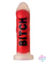 Master Series Bitch Silicone Dildo – Red - Image 2