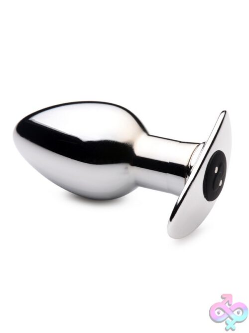 Chrome Blast 7X Rechargeable Metal Butt Plug With Remote Control – Large - Image 3