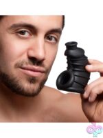 Dark Chamber Silicone Chastity Cage – Black - Image 5
