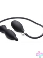 Dark Inflator Silicone Inflatable Plug – Black - Image 2
