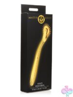 Textured gold metal Wartenberg sensation wheel by Master Series