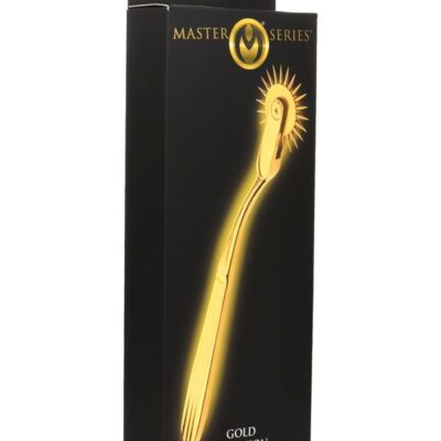 Textured gold metal Wartenberg sensation wheel by Master Series
