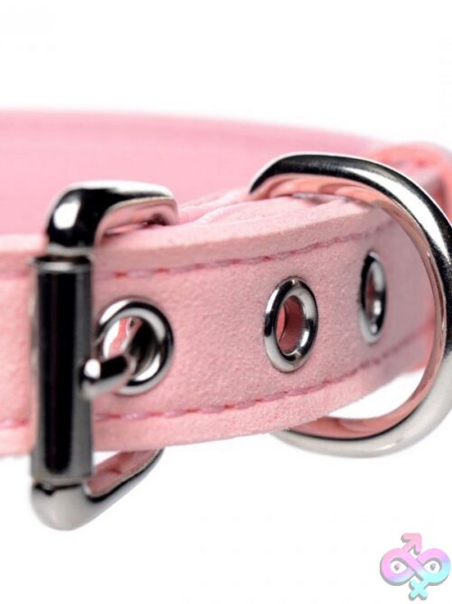 Master Series Golden Kitty Cat Bell Collar – Pink &Amp; Silver - Image 3