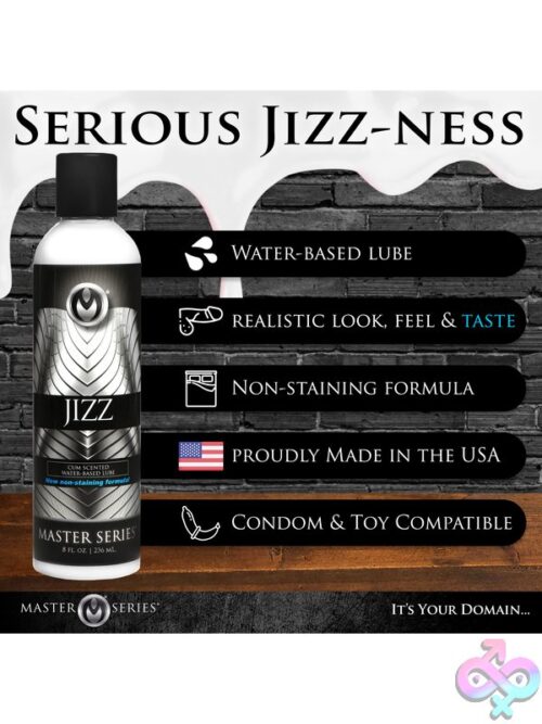 Jizz Cum Scented Water Based Lubricant 8.5 Oz - Image 7