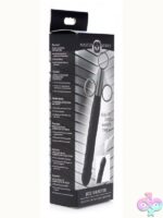 XL gray textured silicone lubricant launcher applicator by Xr - Master Series