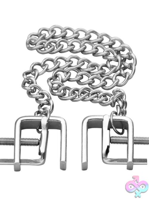 Pressure Vice Metal Nipple Clamps – Silver - Image 2