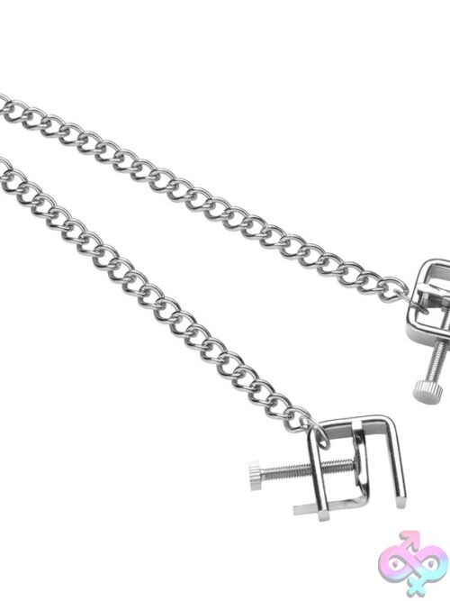 Pressure Vice Metal Nipple Clamps – Silver - Image 3