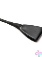 Master Series Riding Crop 18" – Black Leather - Image 2