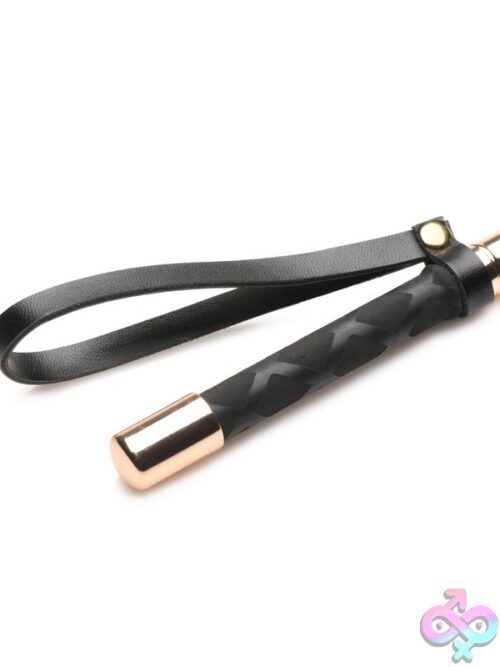 Master Series Riding Crop 18&Quot; – Black Leather - Image 3