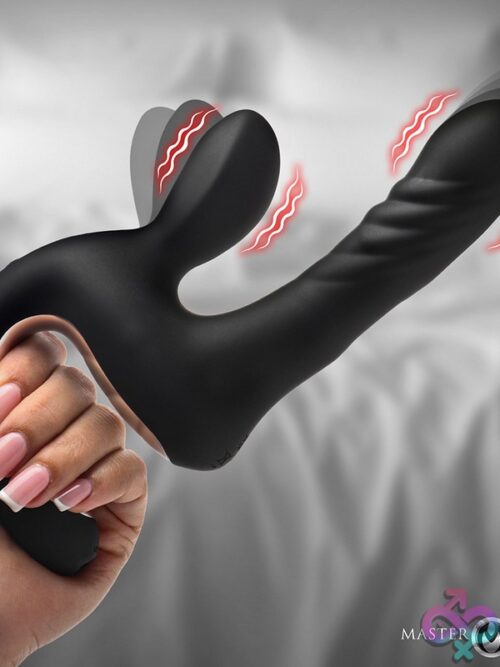Master Series Thrust Pounder Thrusting Silicone Vibrator - Image 6