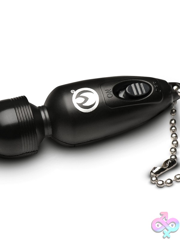 Discreet-Toys-Master-Series-Thunderstick-Mini-Vibrating-Wand-Keychain-Nu-Xr-Ah763 Thunderstick Mini Vibrating Wand Keychain In Black By Xr - Master Series