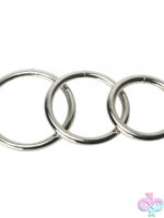 Master Series Trine Steel C-Ring – Silver - Image 2