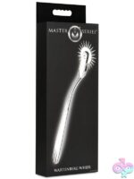 Nickel-free metal Wartenberg sensation wheel by Master Series — textured needle wheel for kink play