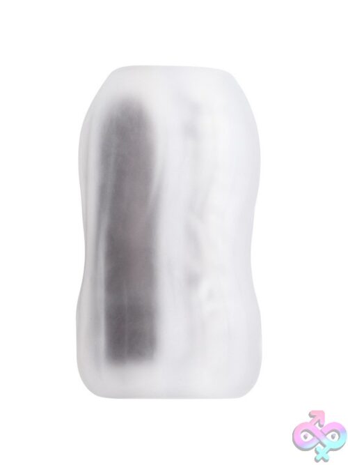 Maxtasy Grip Master Vibrating Stroker – Clear - Image 2