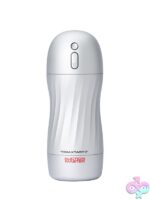 Maxtasy Suction Master Warming Vibrating Masturbator – Silver - Image 2