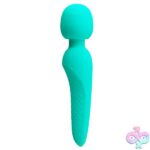 Meredith Super Soft Silicone Wand - Turquoise