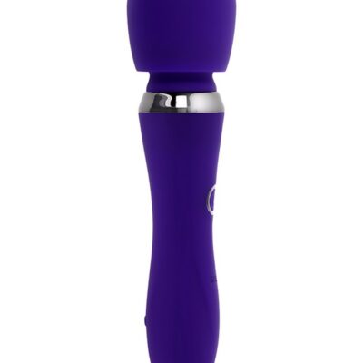 bendable wand vibrator purple Merlin by Selopa — 10-speed rechargeable silicone wand