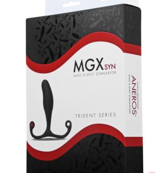 Mgx Syn Trident Black Silicone Prostate Massager By Aneros
