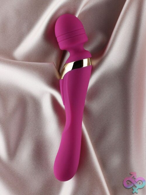 Mila Medium Wand Vibrator – Burgundy - Image 2